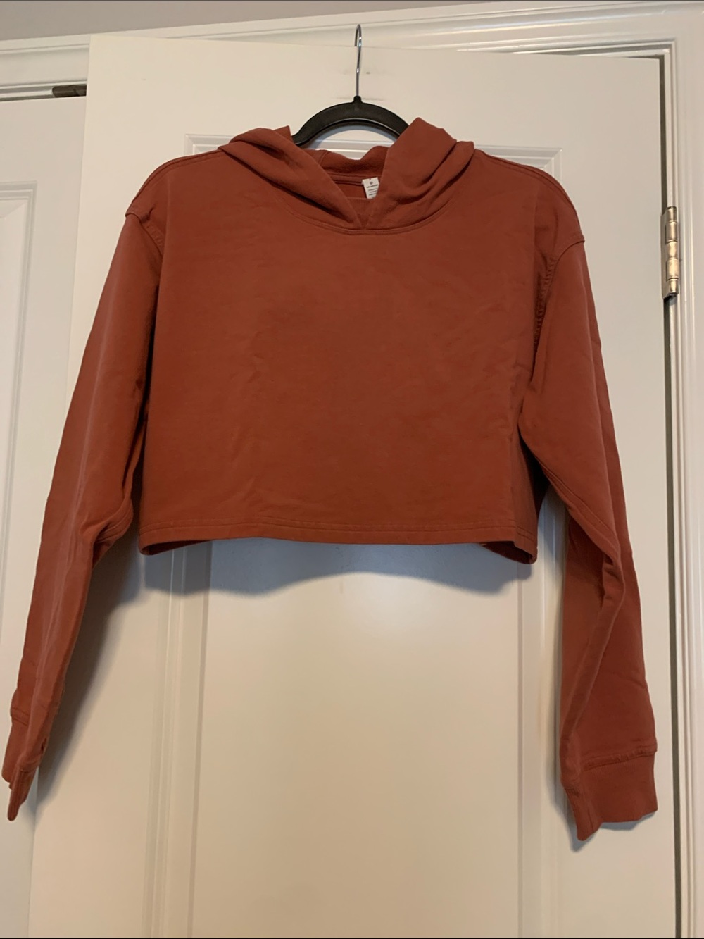 Lululemon All Yours Cropped Hoodie, Sz 8
Rustic Clay, Good Condition